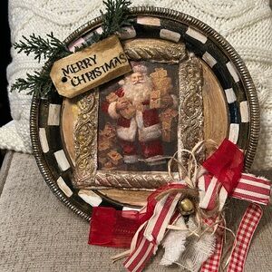 One of a kind, vintage handcrafted plaque